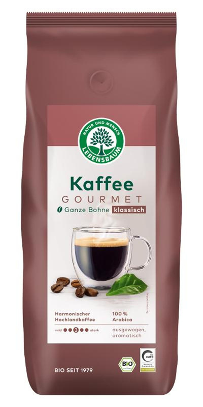 Produktfoto zu Kaffee Gourmet ganze Bohne 1 kg