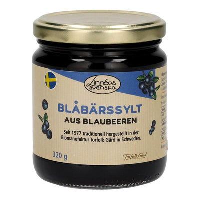 Produktfoto zu Blaubeerkonfitüre 330g
