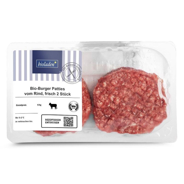 Produktfoto zu b*Burger Patties vom Rind 0,22
