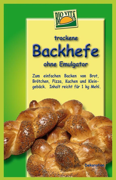 Produktfoto zu Backhefe ohne Emulgator