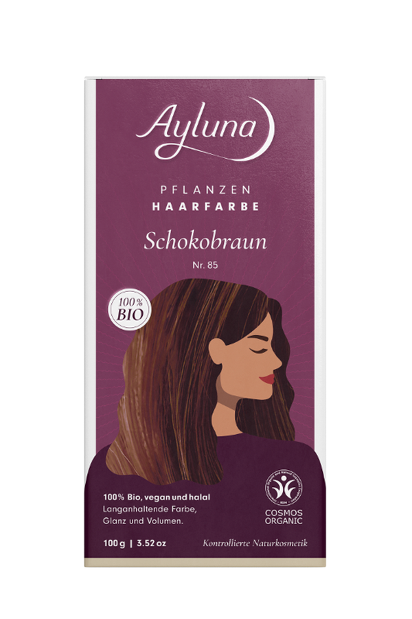 Produktfoto zu Pflanzenhaarfarbe Schokobraun 100g