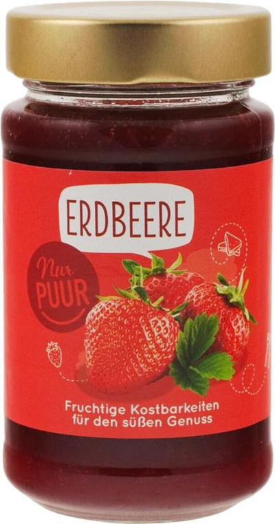 Produktfoto zu Erdbeere Fruchtaufstrich 250g