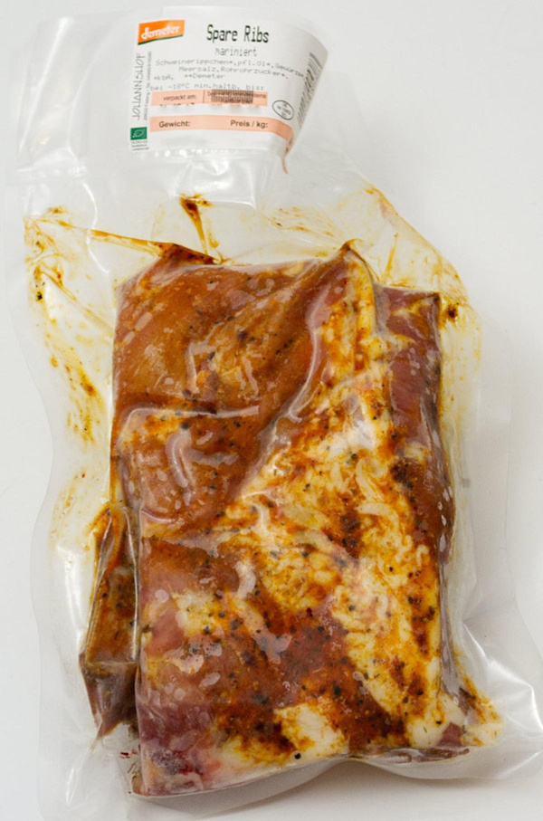 Produktfoto zu Spare Ribs,mariniert ca. 0,5kg TK