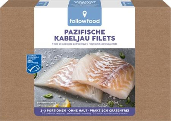 Produktfoto zu Kabeljau Filets MSC 200g TK