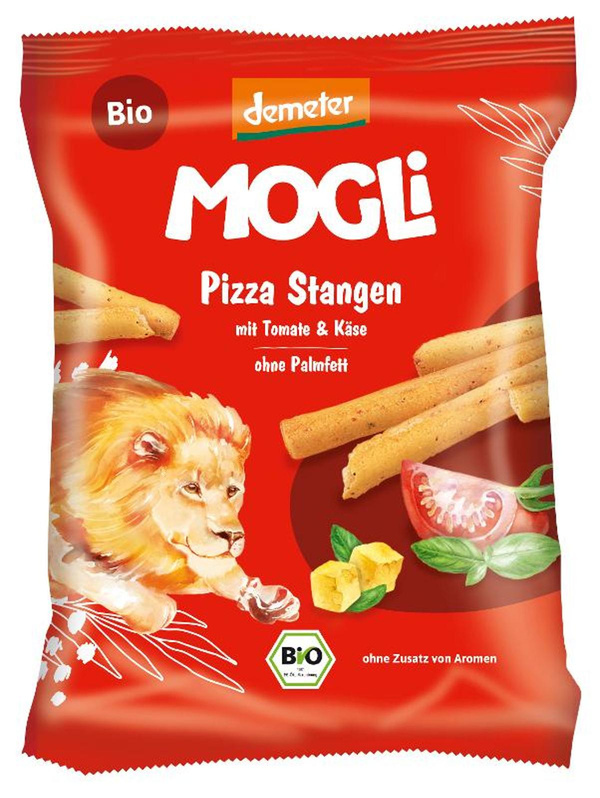 Produktfoto zu Mogli Pizza Stangen mit Käse und Olivenöl 75g