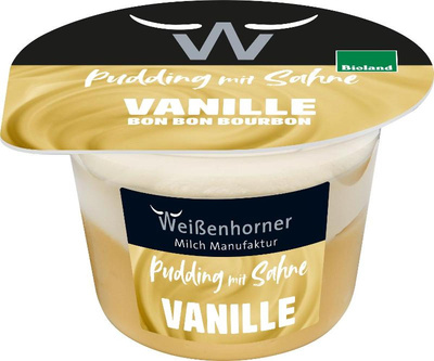 Produktfoto zu Pudding mit Sahne Vanille 175g