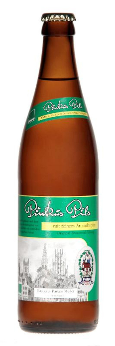Produktfoto zu Pinkus Pils 10x0,33 l
