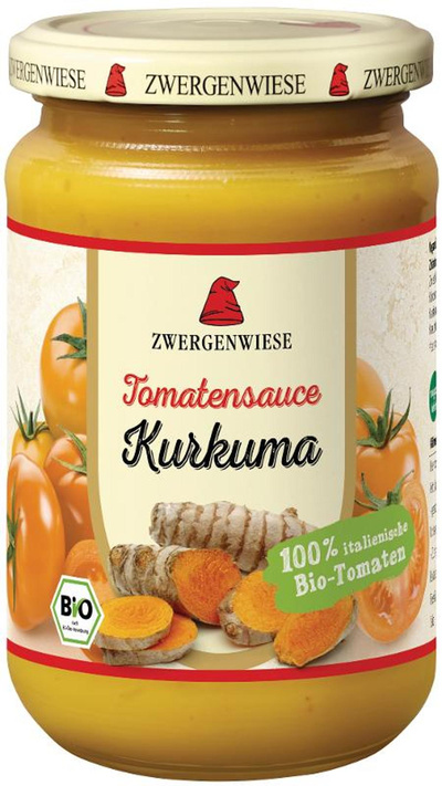 Produktfoto zu Tomatensauce Kurkuma 340ml