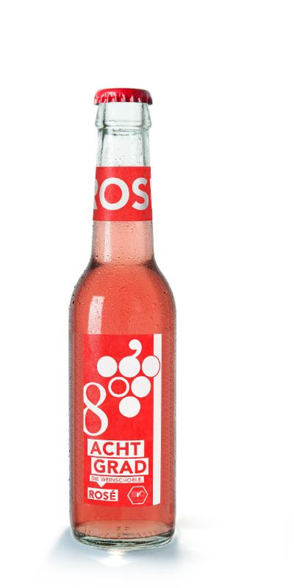 Produktfoto zu Weinschorle rosé Acht Grad plus