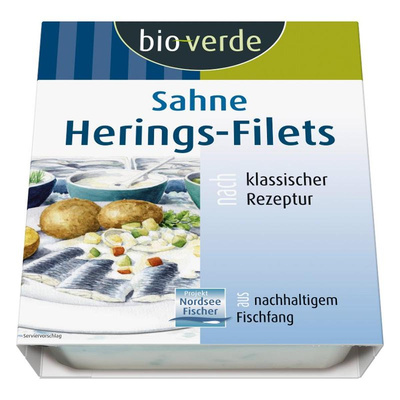 Produktfoto zu Sahne-Heringsfilets 350g
