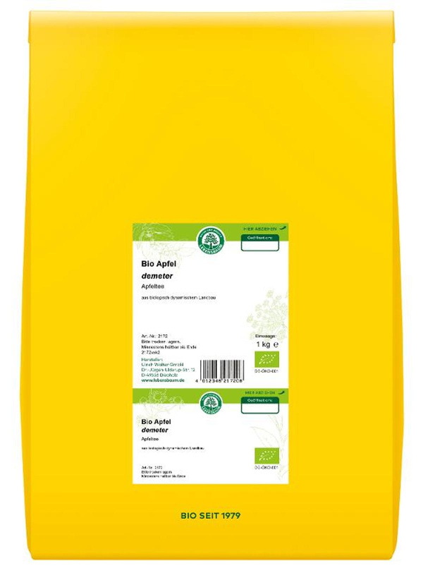Produktfoto zu Apfeltee lose 1kg