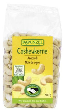 Produktfoto zu Cashewkerne ganz 500g HIH