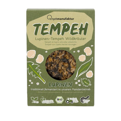Produktfoto zu Tempeh Lupinen Wildkräuter 200g
