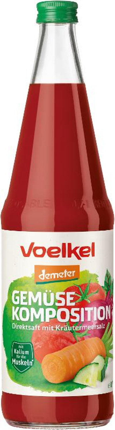 Produktfoto zu Gemüsesaft Komposition milchsauer 6x0,7l