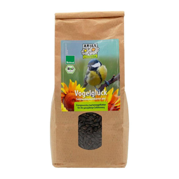 Produktfoto zu Vogelfutter Vogelglück Sonnenblumenkerne 500g