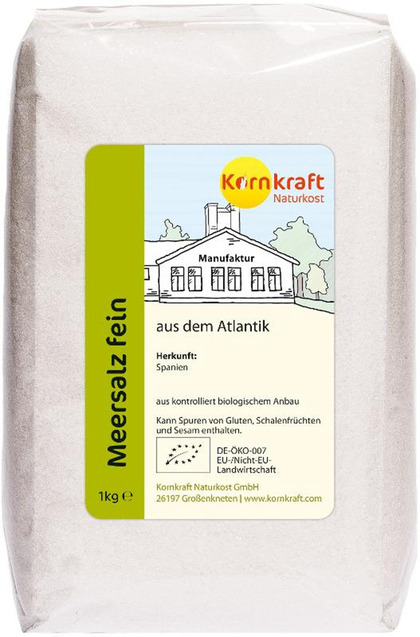 Produktfoto zu Atlantik-Meersalz fein 1kg