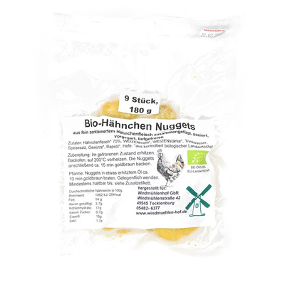 Produktfoto zu Hähnchen Nuggets 9er