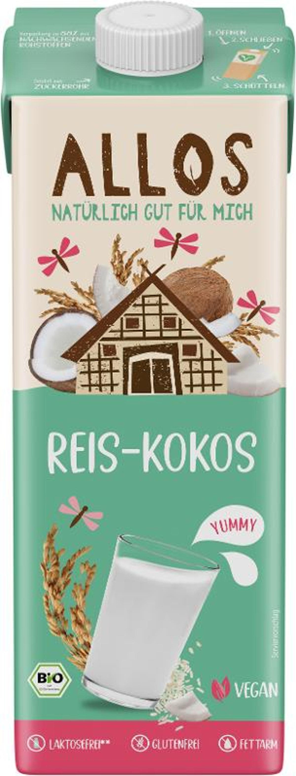 Produktfoto zu Reis-Kokos Drink Naturell 1L