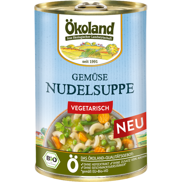 Produktfoto zu Gemüse-Nudelsuppe