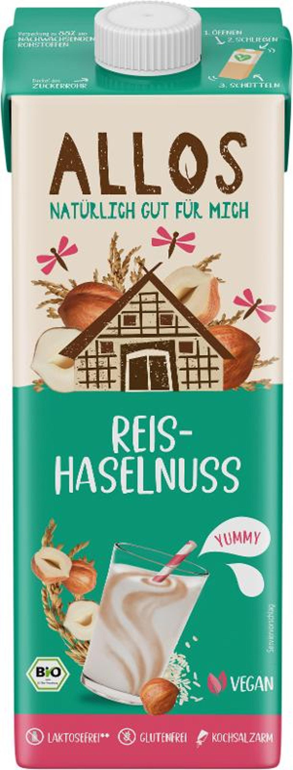 Produktfoto zu VPE 6x1L Reis Haselnuss Drink