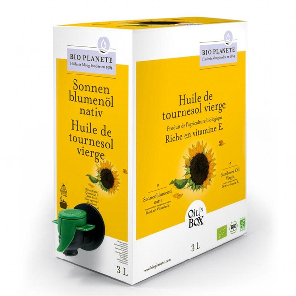 Produktfoto zu 3l Sonnenblumenöl nativ Box