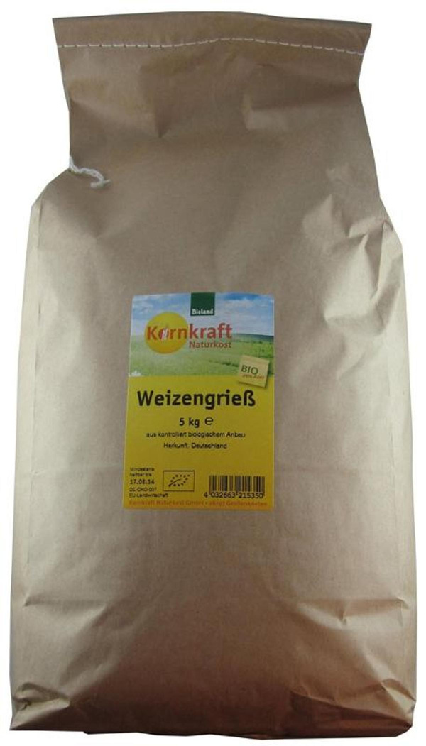 Produktfoto zu Weizengrieß 5kg