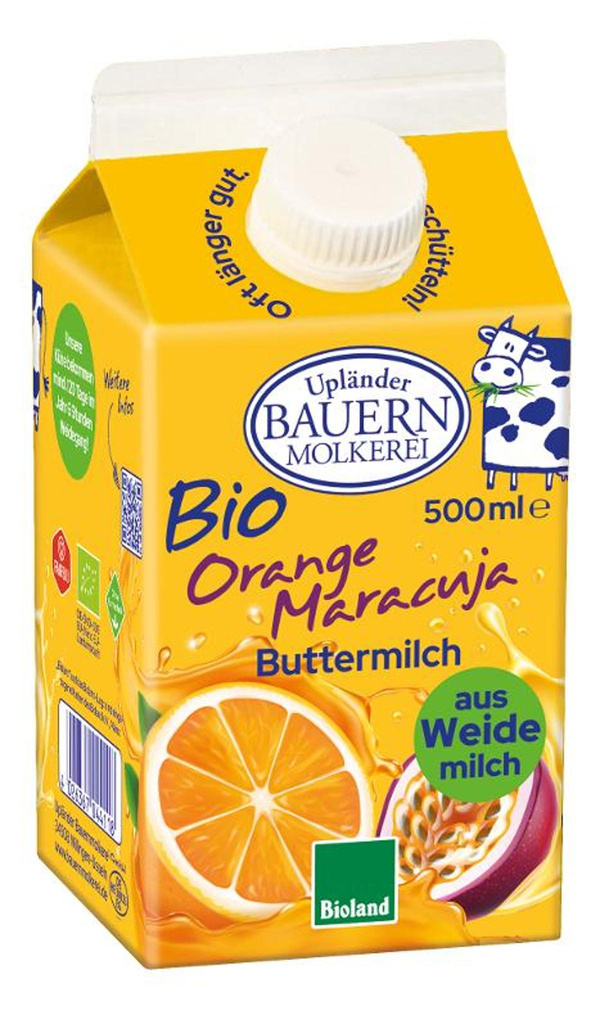 Produktfoto zu Buttermilch Orange-Maracuja 500g