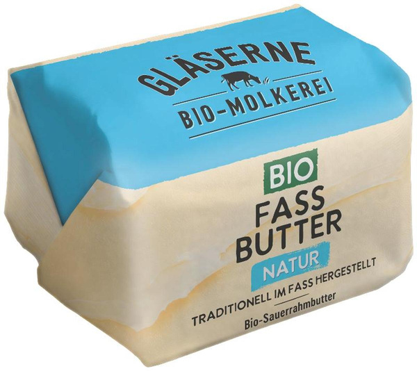 Produktfoto zu Fassbutter Sauerrahm 250g