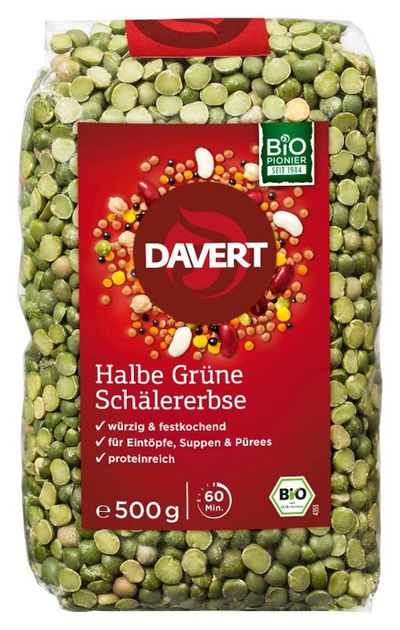 Produktfoto zu Halbe Schälerbsen 500g