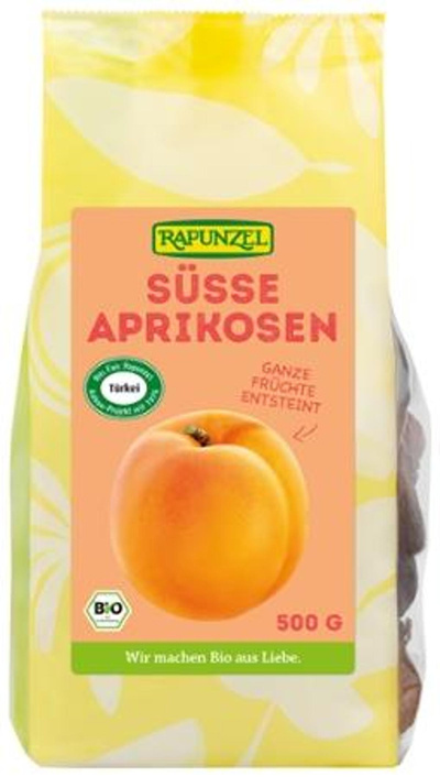 Produktfoto zu Aprikosen ganz, süß 500g Rapunzel