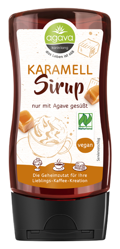 Produktfoto zu Karamellsirup agava 350g