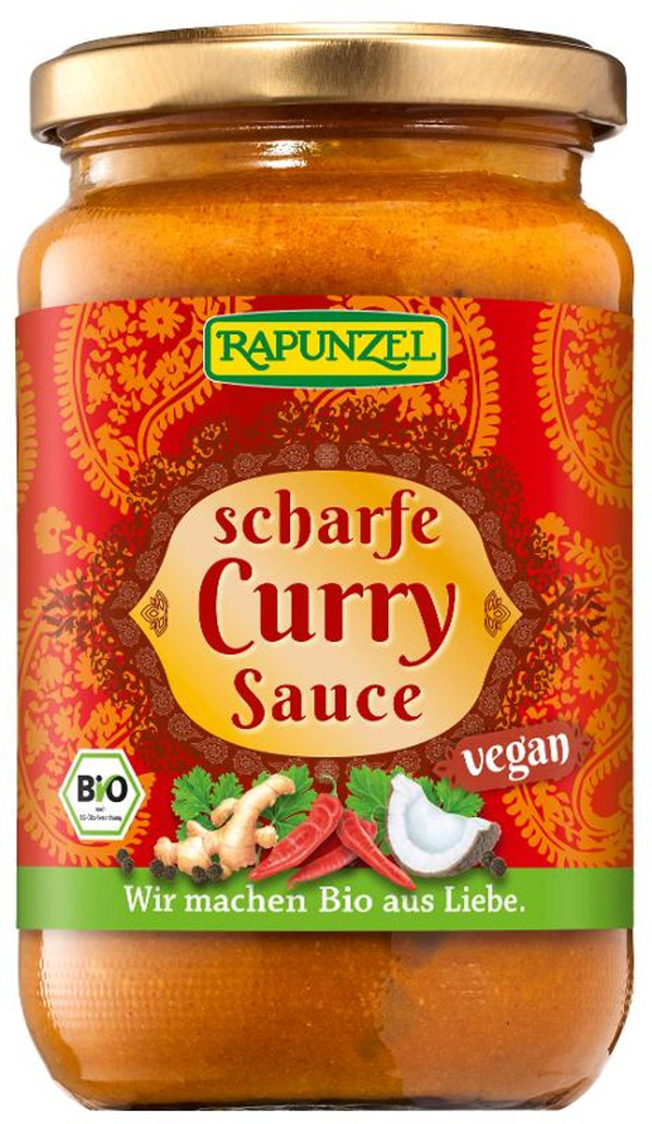 Produktfoto zu Curry-Sauce scharf, 350ml