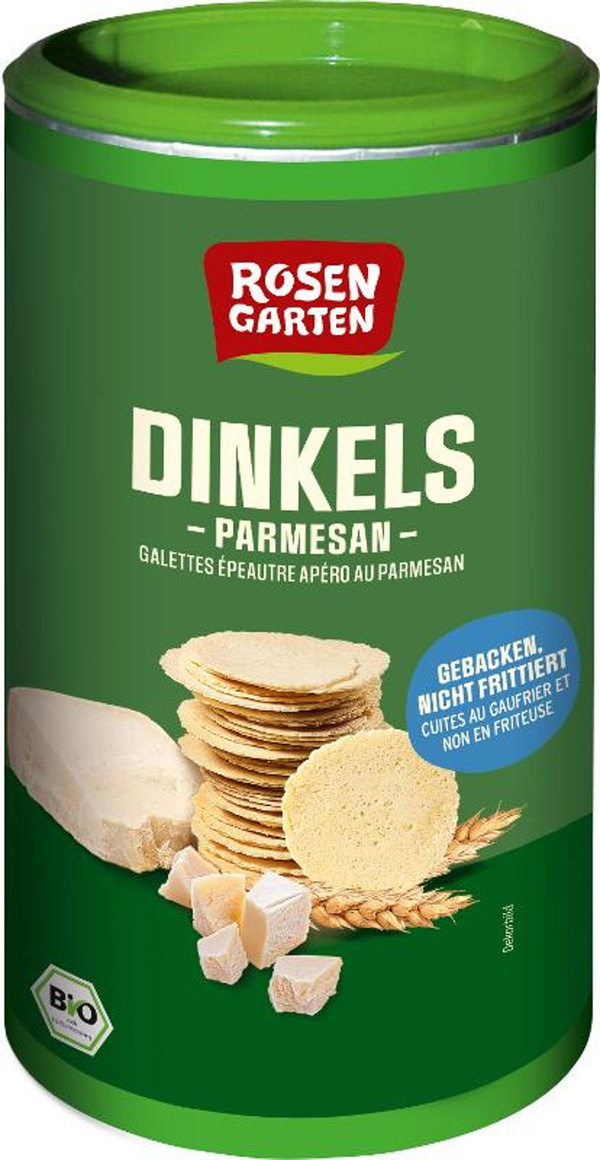 Produktfoto zu Dinkels Parmesan Cräcker 100g