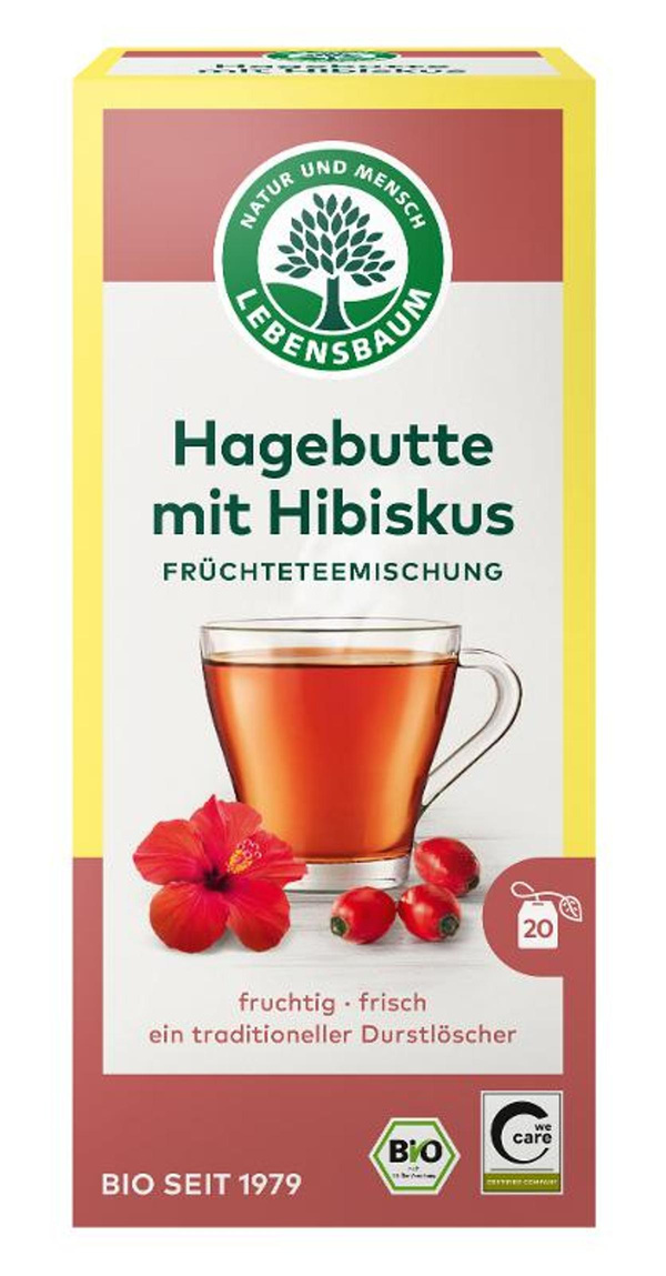Produktfoto zu Hagebutte mit Hibiskus 20x2,5g