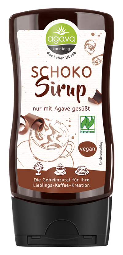 Produktfoto zu Schokosirup agava 325g