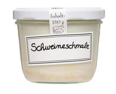 Produktfoto zu Schmalz im Glas 160g
