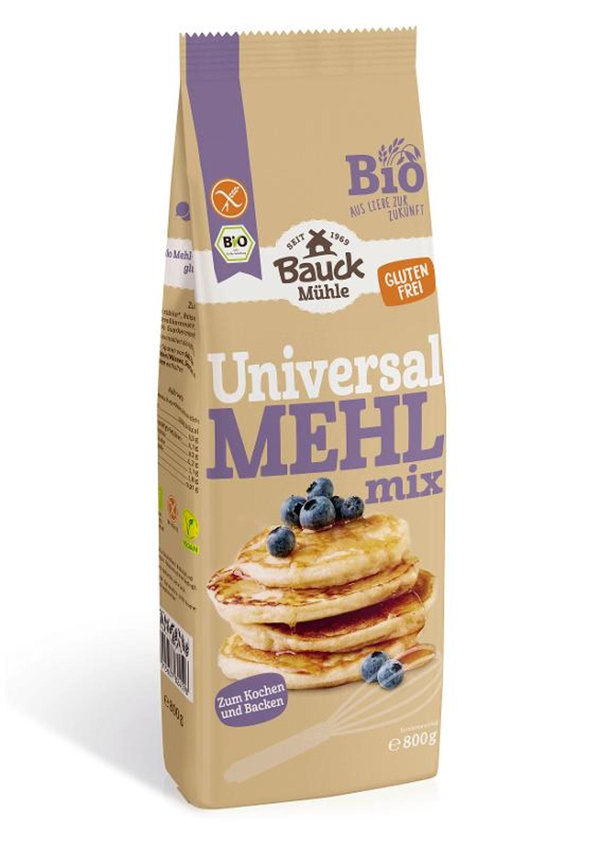 Produktfoto zu Mehl Mix Universal glutenfrei, 800g