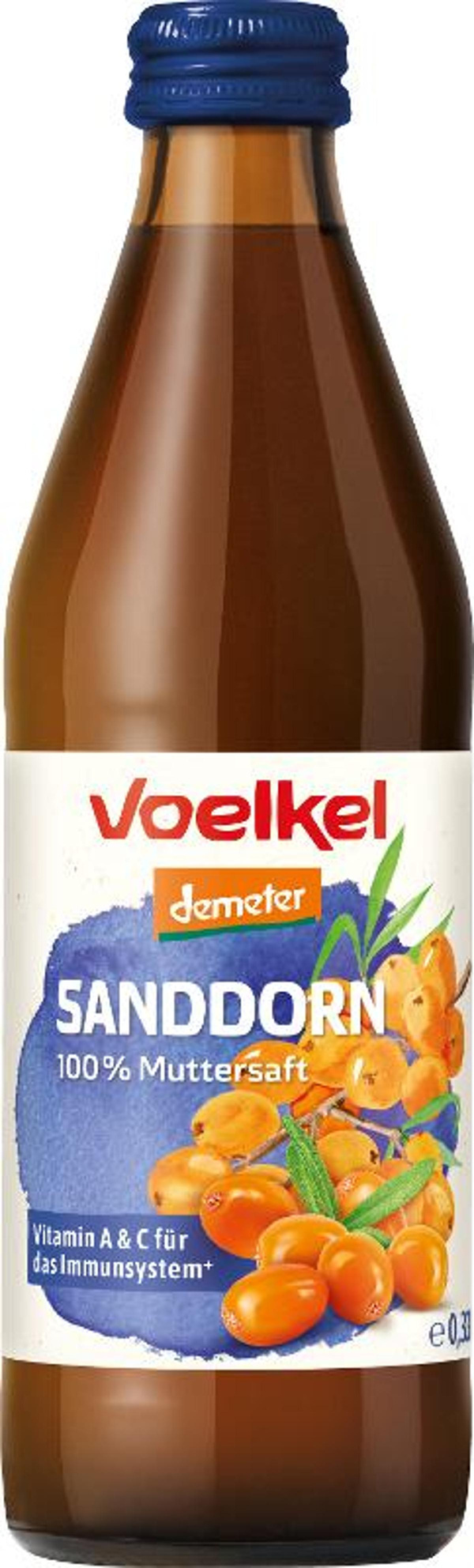 Produktfoto zu Sanddorn C pur 0,33l