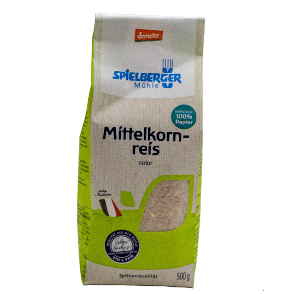 Produktfoto zu Vollkornreis Mittelkorn 500g
