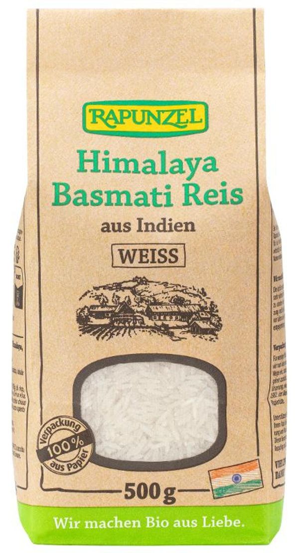 Produktfoto zu Basmati Reis, weiß 500g