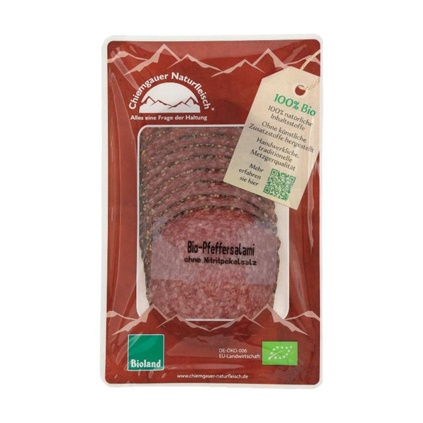 Produktfoto zu Pfeffersalami 60g geschnitten