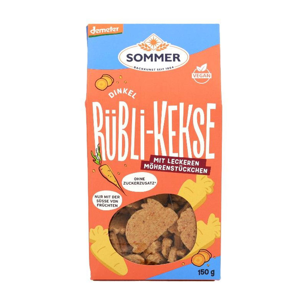 Produktfoto zu Dinkel Rübli Kekse 150g