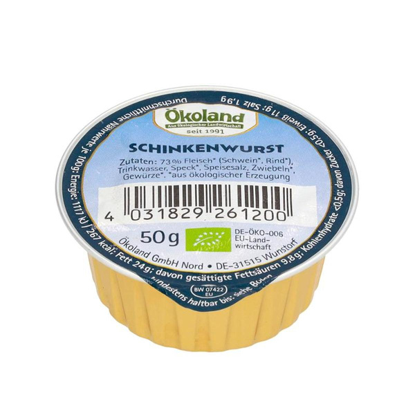 Produktfoto zu VPE 10x50g Feine Schinkenwurst