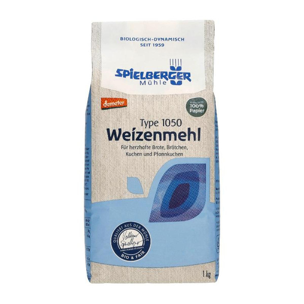Produktfoto zu Typ 1050, Weizenmehl 1kg
