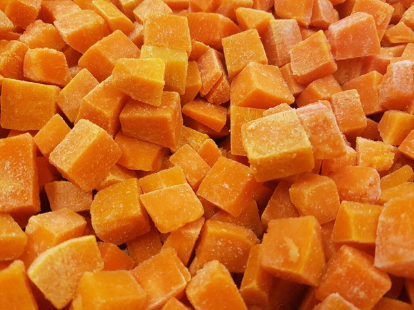 Produktfoto zu V Kürbis Würfel 10mm 2,5kg