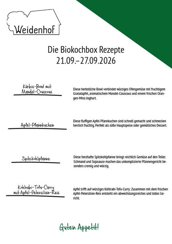 Produktfoto zu G_O Rezeptblatt