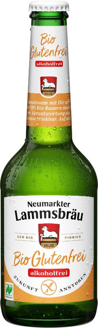 Produktfoto zu Lammsbräu alkoholfr glutenfrei, 10x0,33l