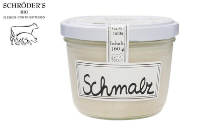 Produktfoto zu Schmalz im Glas 160g