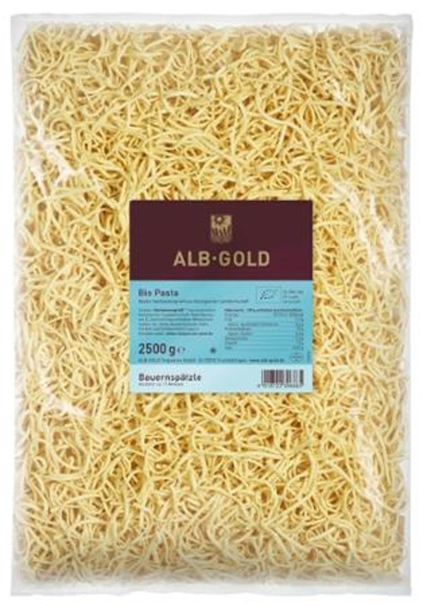 Produktfoto zu Bauernspätzle ohne Ei 10kg