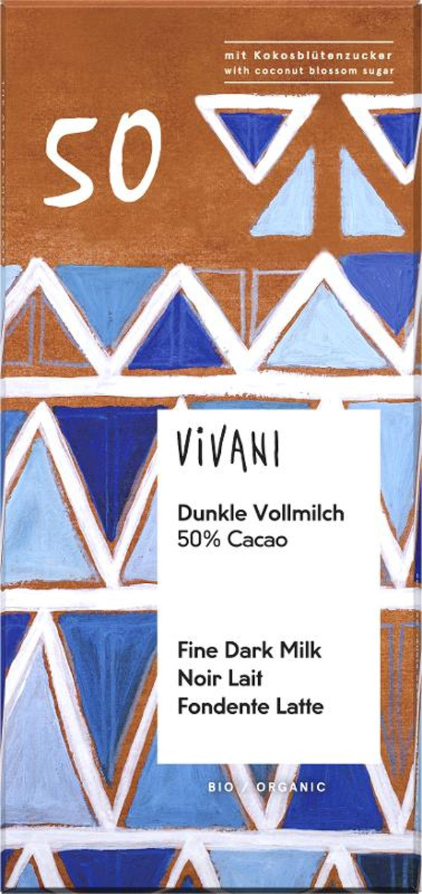 Produktfoto zu Schoko, Dunkle Vollmilch 50% Cacao, 80g